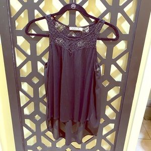 Chloe K, Black Tank: Small